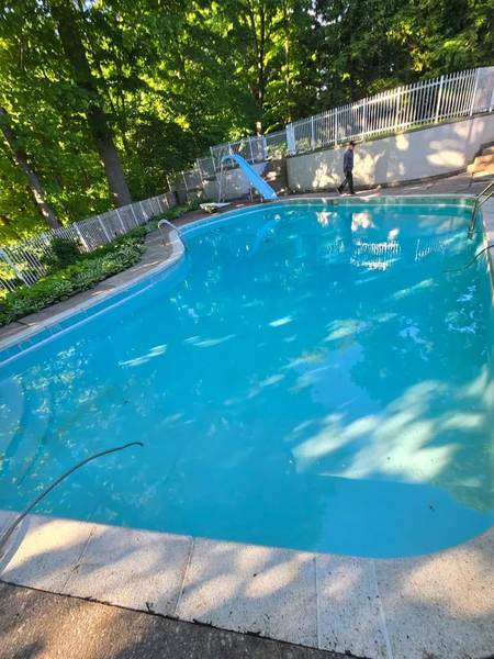 Acid Washed Pool After